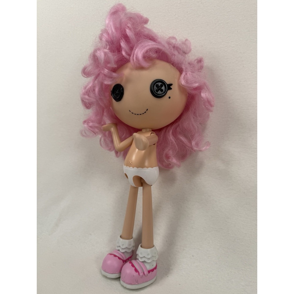 Lalaloopsy Jewel Sparkles Doll Netflix Brushable Pink Curly Hair Incomplete Read